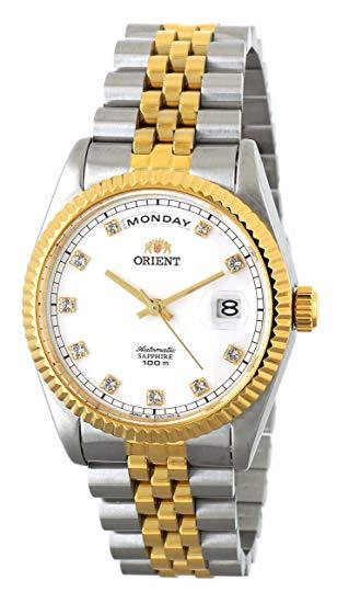 Купить ORIENT President Classic Automatic Sapphire Watch Tone Gold  SEV0J002W (Наручные часы) заказать с доставкой лот № 224753746304